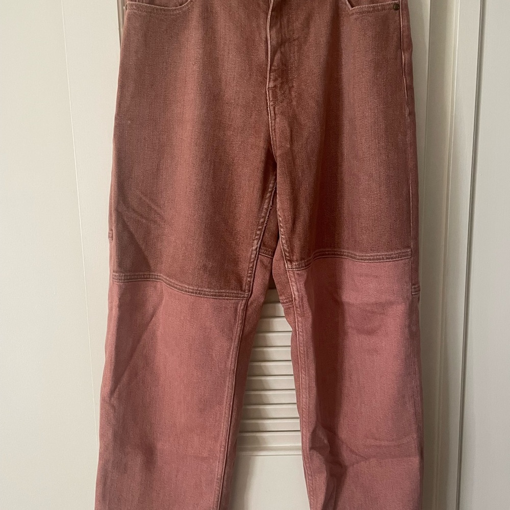 Pre loved The Great. Billy Pink Denim jeans, size 28